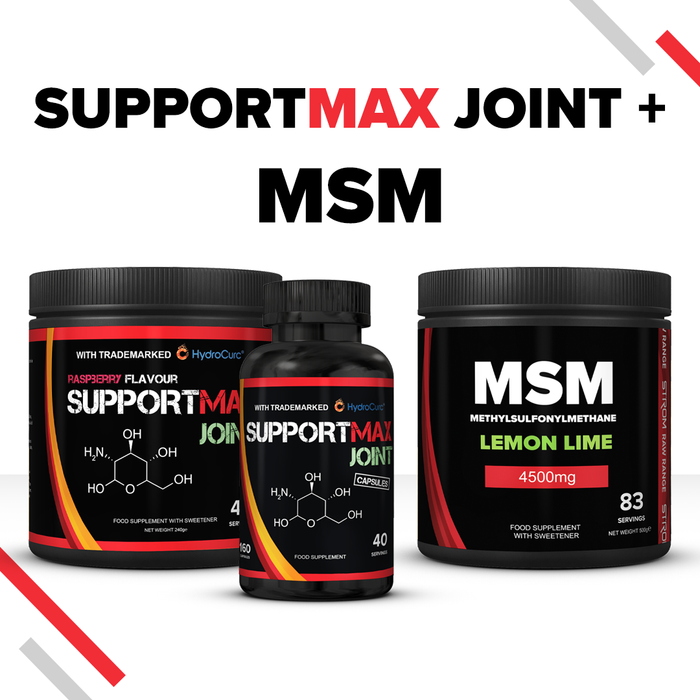 Strom Sports Nutrition SupportMAX Joint + MSM Bundle