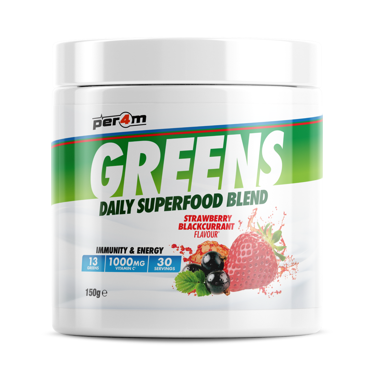 PER4M Greens Strawberry Blackcurrant