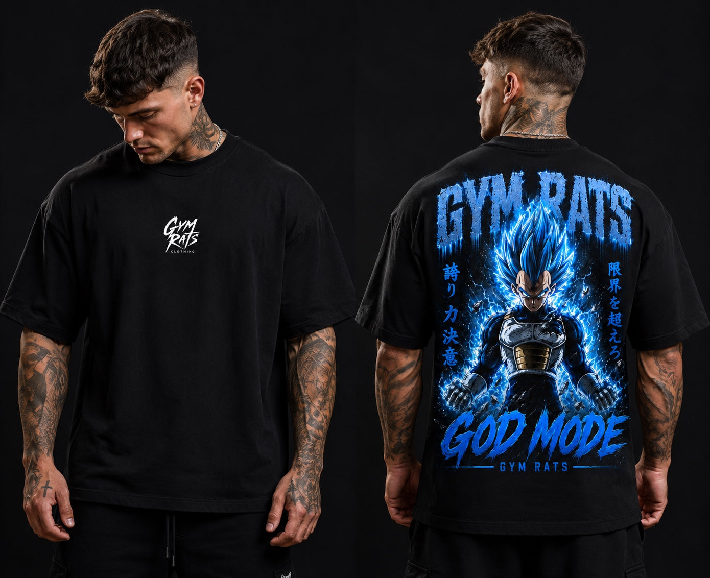 Vegeta — God Mode Oversized T-Shirt