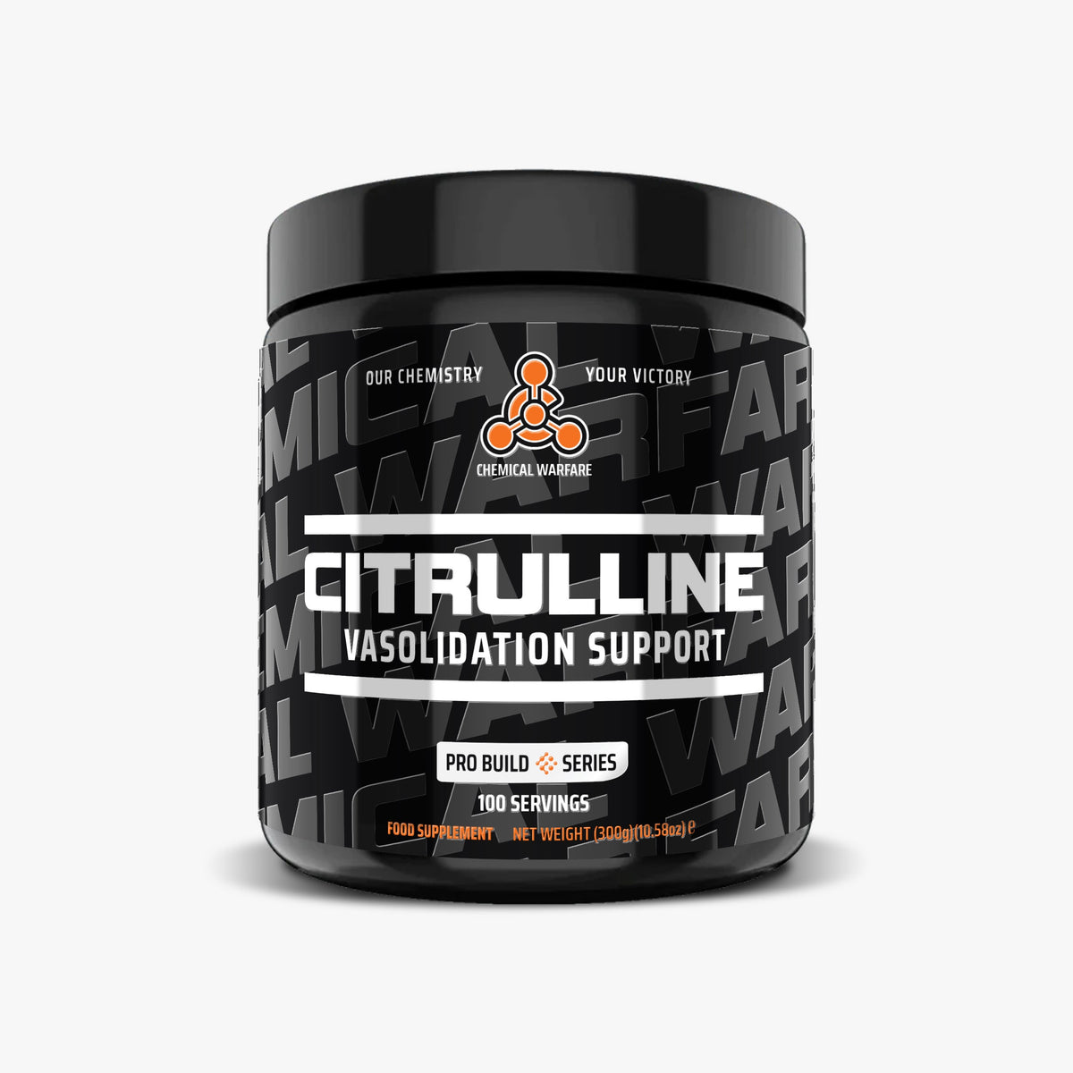 Chemical Warfare L-Citrulline Powder – 300g (100 Servings)