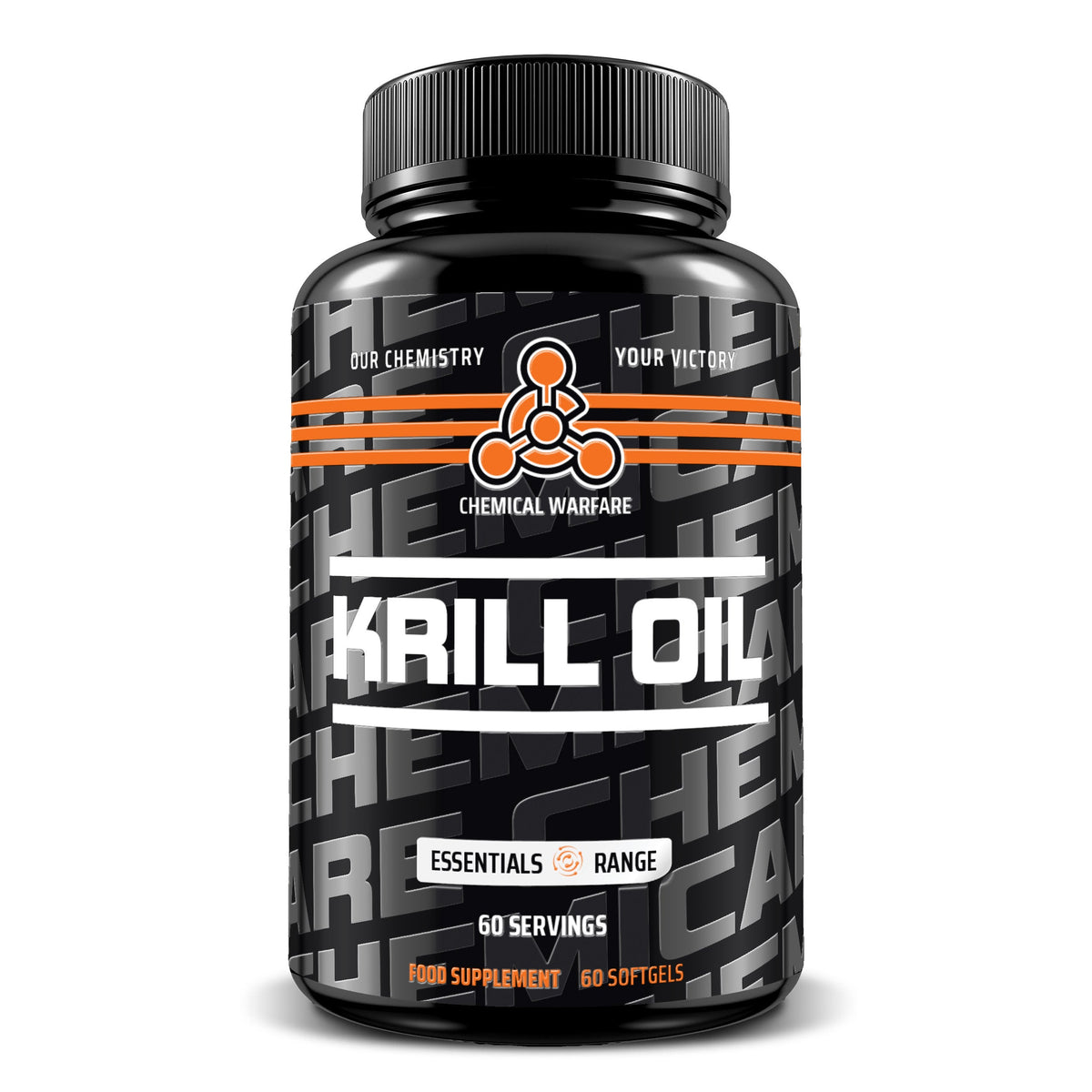 Chemical Warfare Krill Oil Softgels (60 Servings)