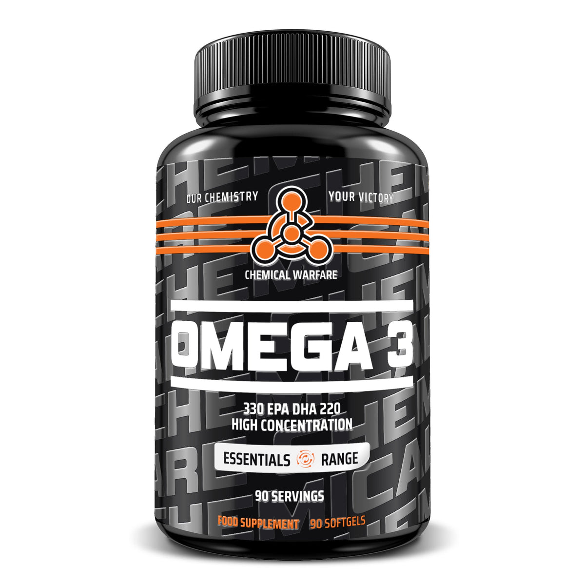 Chemical Warfare Omega 3 - High Strength (330 EPA 220 DHA)