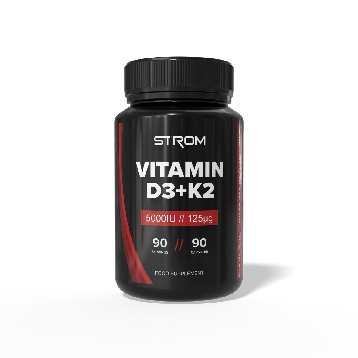 Strom Sports Nutrition VITAMIN D3+ K2 - 90 caps