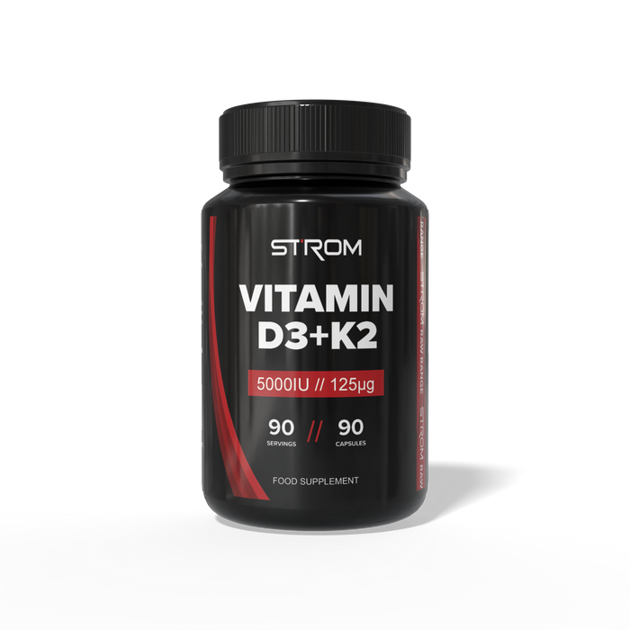 Strom Sports Nutrition VITAMIN D3+ K2 - 90 caps
