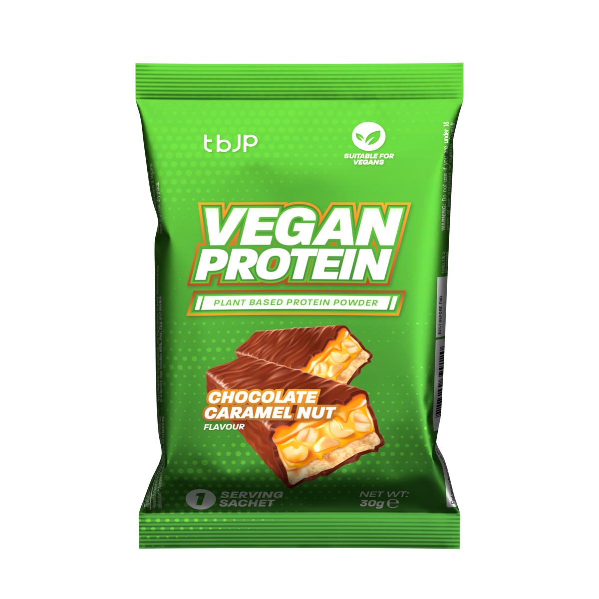 Vegan Protein Travel Sachet - 30g serving by Trained By JP