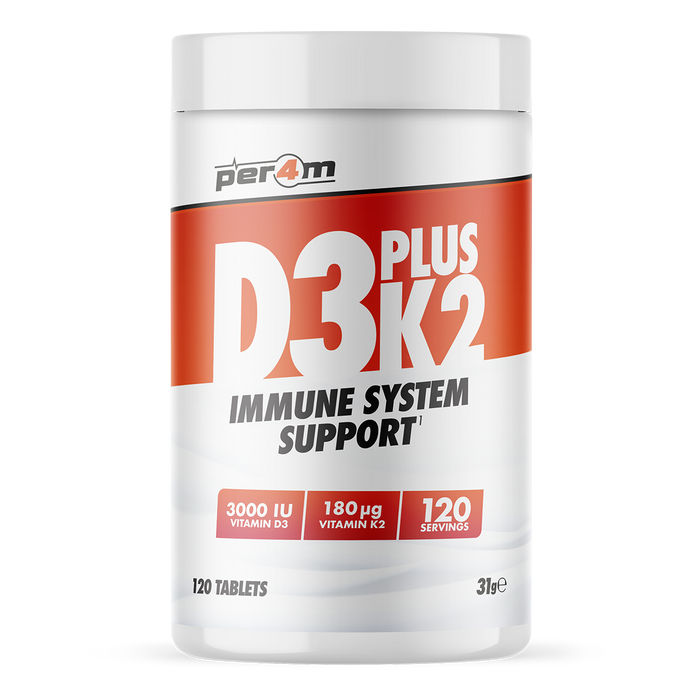 PER4M Vitamin D3 Plus K2 Tablets